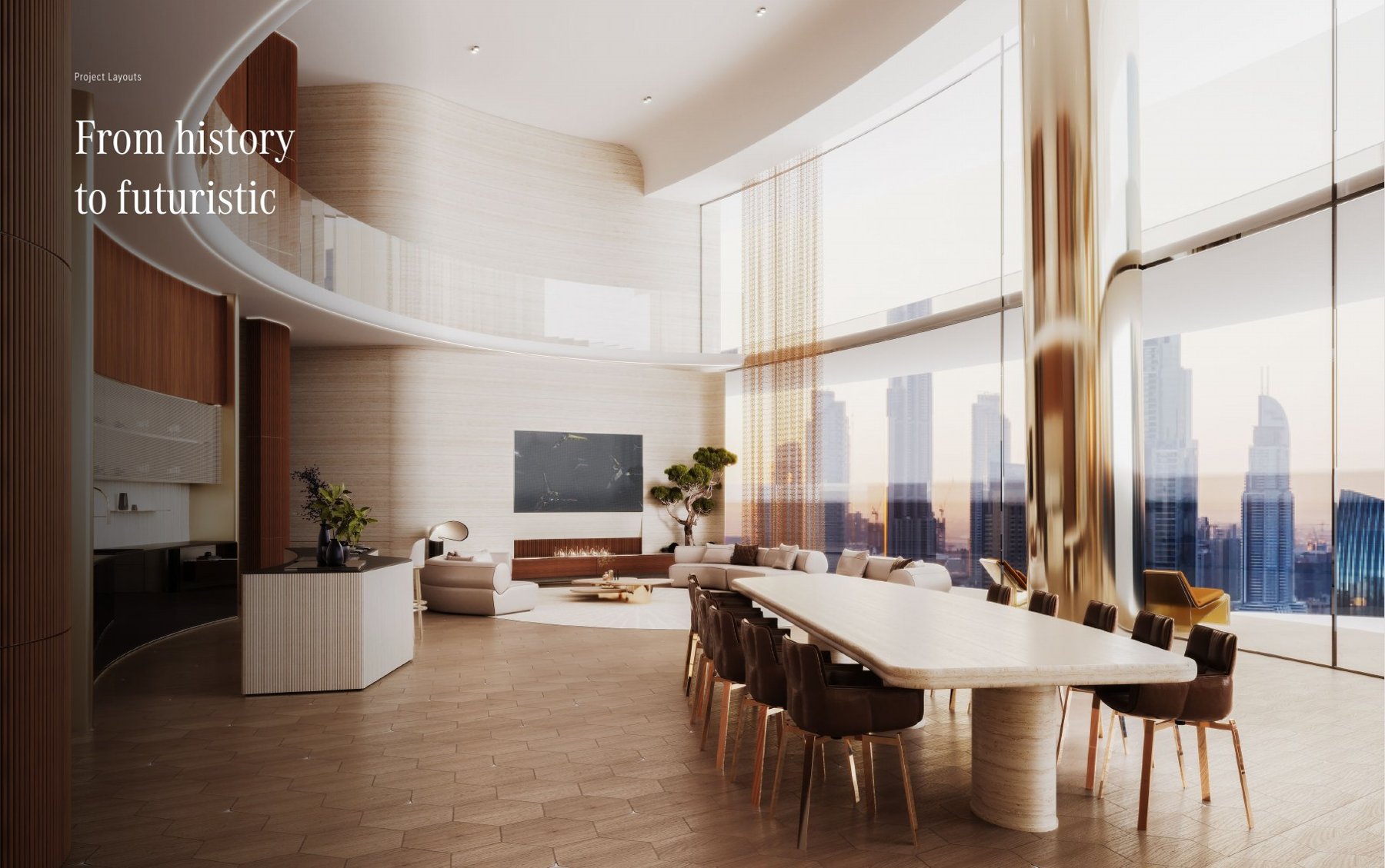 Living and dining