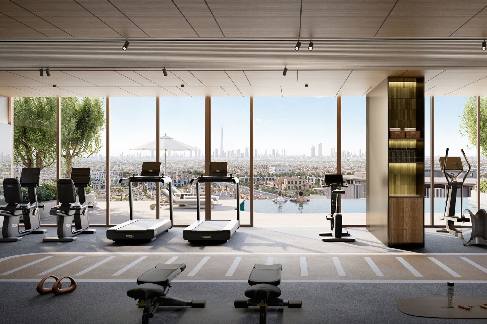 Rooftop gym