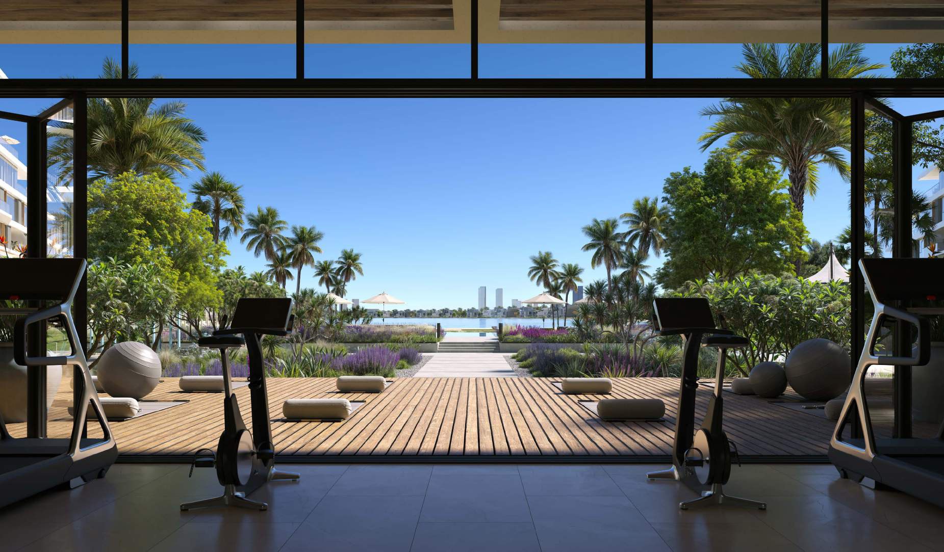 Salle de sport · Projection illustrative
