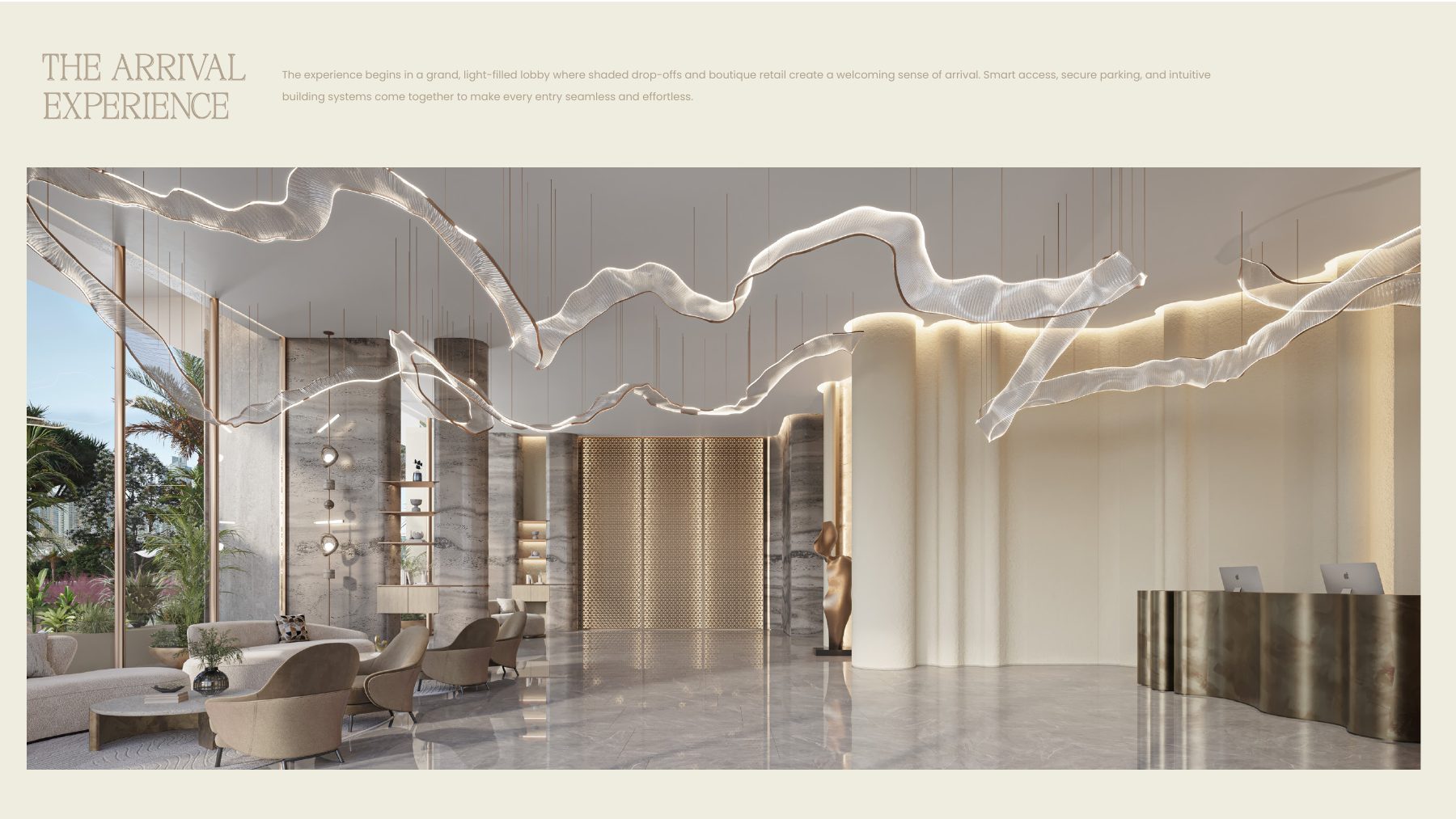 Hall d’arrivée — image de synthèse
