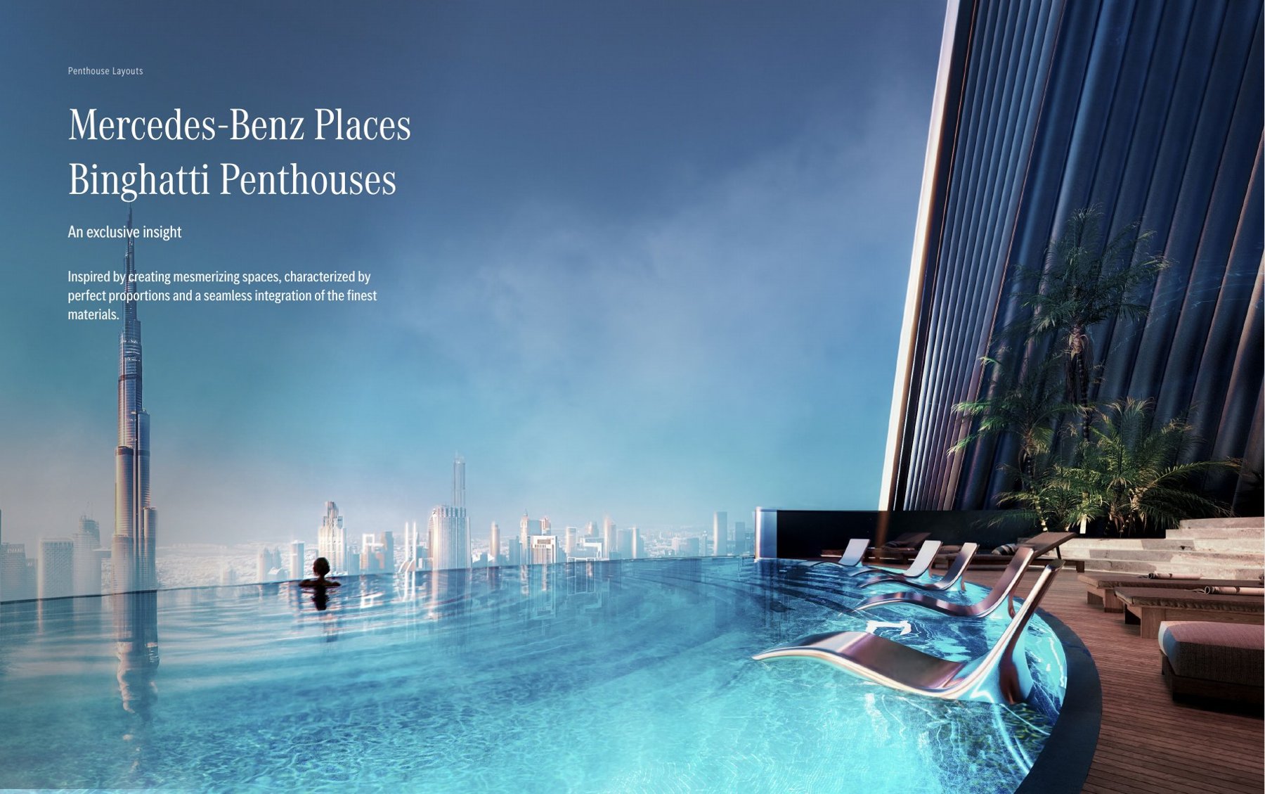 Sky infinity pool