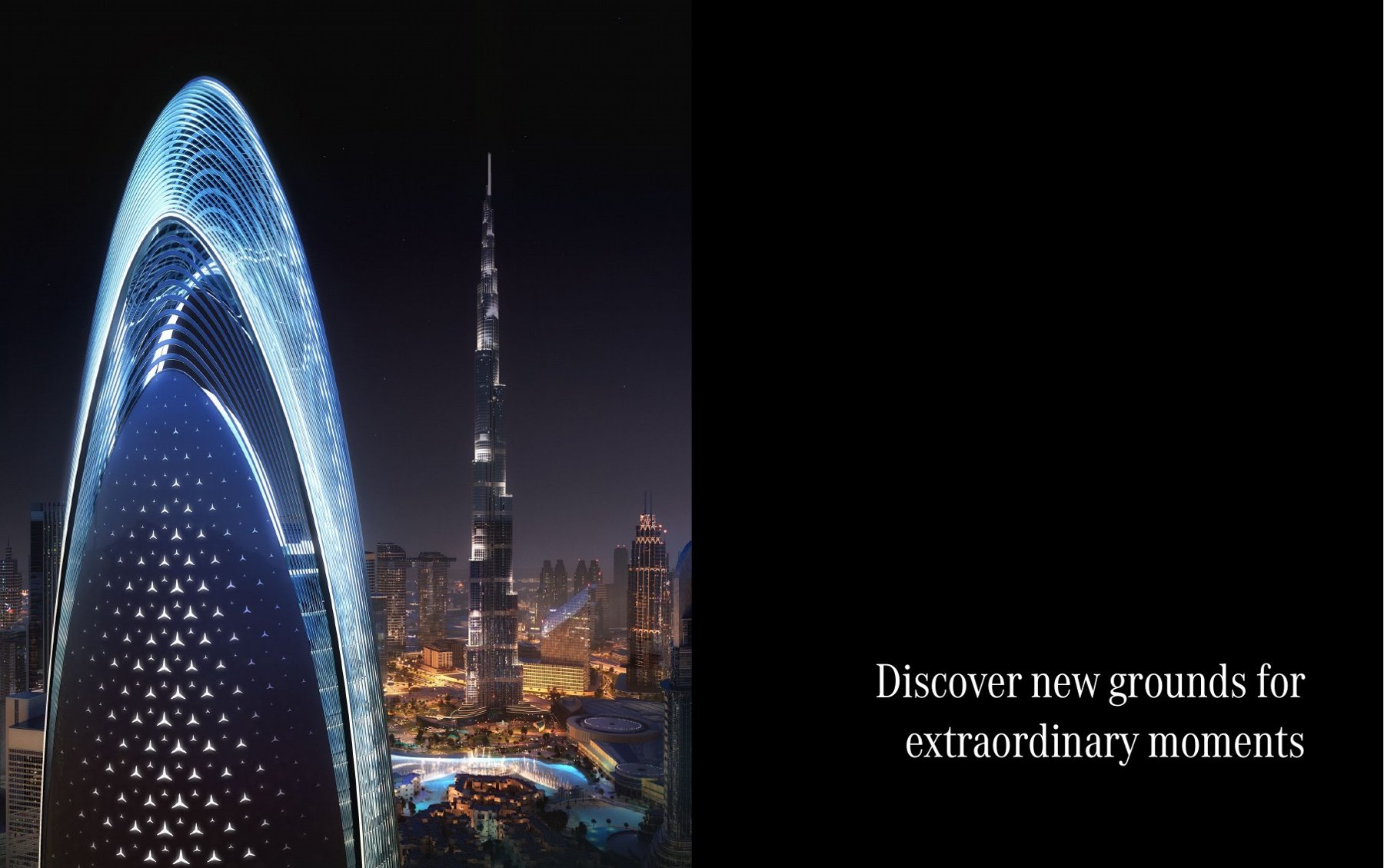 The tower beside Burj Khalifa