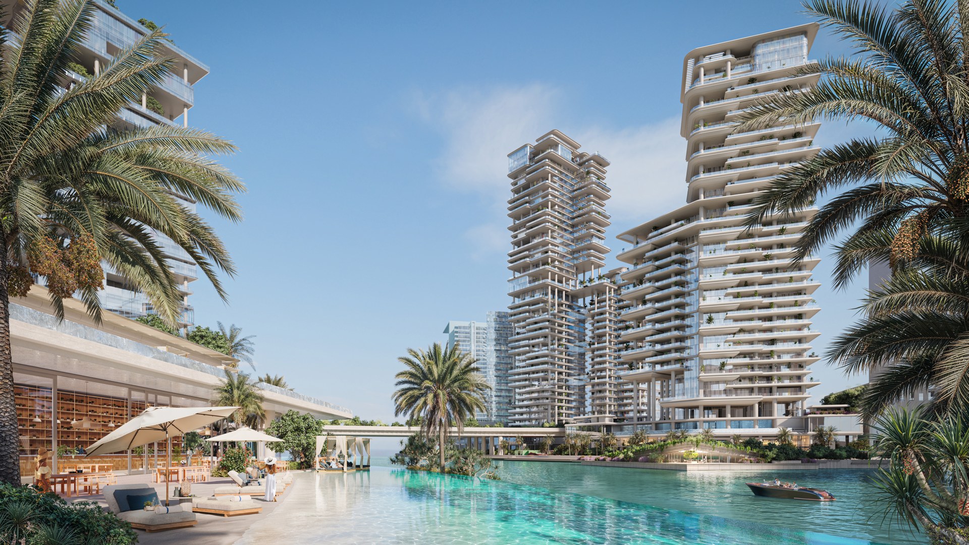 Vision du quartier · Marasi Bay Island Beach Club · projection